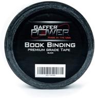 high-quality black cloth bookbinding tape by gaffer power - made in the usa, 2 in x 15 yds logo