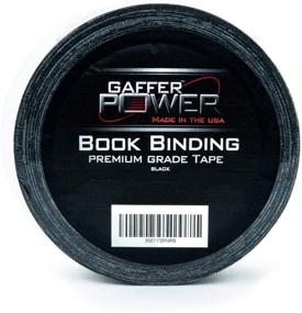 img 4 attached to High-Quality Black Cloth Bookbinding Tape by Gaffer Power - Made in the USA, 2 in X 15 Yds