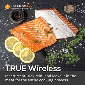 img 3 attached to 🔥 Experience Real-Time Temperature Control with MeatStick MiniX Set: A 260ft Wireless Meat Thermometer for Oven, Stove Top, Deep Frying, Sous Vide, and Rotisserie!