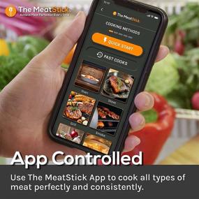 img 2 attached to 🔥 Experience Real-Time Temperature Control with MeatStick MiniX Set: A 260ft Wireless Meat Thermometer for Oven, Stove Top, Deep Frying, Sous Vide, and Rotisserie!