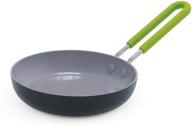 healthy ceramic nonstick round egg pan by greenpan: mini, 5-inch, gray - perfect for healthier cooking! logo