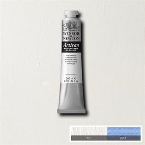 img 2 attached to 🎨 Универсальный и высококачественный: краска Winsor & Newton 200 мл Титаново-белая масляная краска Artisan на водной основе - 6 жидких унций в тюбике (упаковка 1 шт.)