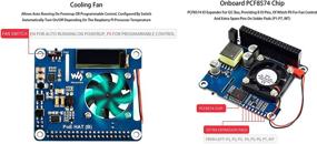 img 1 attached to 🎩 ПО ПРОПУСКУ (B) для Raspberry Pi 4B/3B+: Питание по Ethernet с 0.91" ОЛЕД дисплеем - поддерживает 802.3af PoE сеть. Требуется 802.3af оборудование для подачи питания.