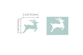 img 2 attached to 🦌 Bira 3-inch Reindeer Lever Action Craft Punch: Perfect Christmas Tool for Paper Crafting, Scrapbooking, Cards, and Art DIY Projects