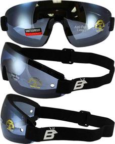 img 2 attached to 🔥 Birdz Eyewear Clear Yellow Goggles: Superior Protection with Enhanced Visibility