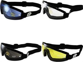 img 3 attached to 🔥 Birdz Eyewear Clear Yellow Goggles: Superior Protection with Enhanced Visibility