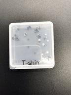 t-shin full set screws replacement repair parts with bottom pentalob screws for ipad with compact protective pp storage box (ipad air/air 2) logo