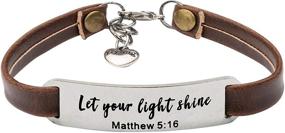 img 4 attached to Inspirational Christian Jewelry Scripture Bracelet