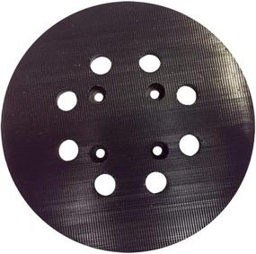 img 1 attached to 🔧 High-Quality Hook & Loop Sander Pad: Superior Pads and Abrasives RSP28, 5" Diameter, 8-Hole Design - Compatible with Milwaukee OE # 51-36-7090, Ryobi OE # 300527002, 975241002, 974484001, Ridgid OE # 300527002