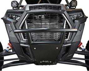 img 1 attached to 2018-2021 Polaris RZR Turbo S Bumper in Black - Premium Black Turbo S Design