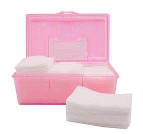 img 1 attached to 🌼 500Pcs Portable Makeup Facial Cotton Pads: Soft, Hypoallergenic, Lint-Free. Ideal for Applying Lotions, Removing Face & Eye Makeup, and Nail Polish