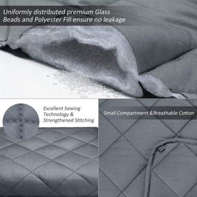 img 2 attached to COCOBELA Weighted Blanket Size（15Lbs Premium