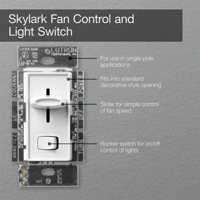 img 1 attached to SKYLARK SFSQ-LFH-WH: White Slide Fan Speed and Light Control - Superior Quality, Pack of 1
