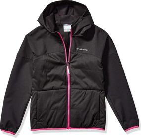 img 1 attached to Columbia Girls Hike Softshell Black X Large Outdoor Recreation