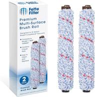 🧹 fette filter - crosswave compatible gentle clean multi surface 1868 brush roll. compare to part # 1608683 & 160-8683. pack of 2. логотип