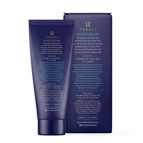 img 3 attached to Yareli Hand Cream: Moisturizing Lotion with Dead Sea Minerals, Perfect for Healing Dry Cracked Hands (3.4oz)