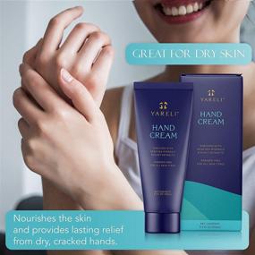 img 2 attached to Yareli Hand Cream: Moisturizing Lotion with Dead Sea Minerals, Perfect for Healing Dry Cracked Hands (3.4oz)