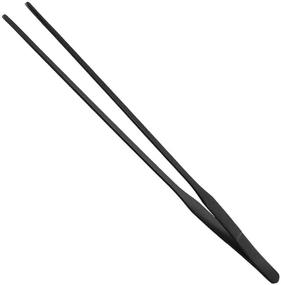 img 4 attached to 🐍 Premium EvaGO 15 inch Black Aquarium Tweezers: Stainless Steel with Carbonation Protection Coating | Ideal for Reptiles Feeding, Aquatic Plants, Lizards, Spiders, and Snakes