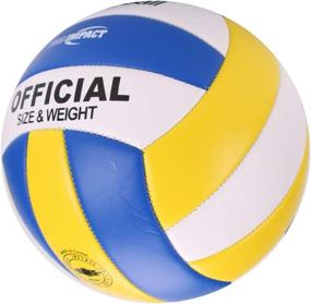 img 1 attached to 🏐 Pro Impact Official Size 5 Waterproof Volleyball: Perfect for Beginners/Professionals Indoor, Outdoor, Beach Play, Game, Training - Durable & Available in Various Colors