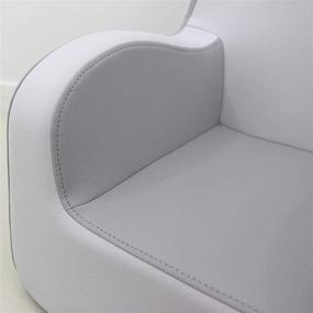 img 1 attached to 👶 Gray Baby Care Leather Kids Sofa: High-Quality Toddler Chair and Kids Couch for Boys and Girls – Waterproof, Ergonomic, Easy to Clean (No Glue Used)