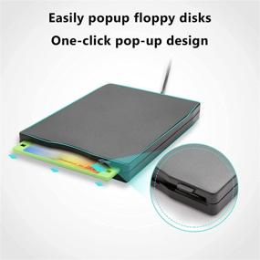 img 1 attached to 📟 Hannord 3.5" USB External Floppy Disk Drive - Portable 1.44MB FDD, Plug and Play for Windows 10/8/7/Vista/XP/2000 - Ideal for PC Laptop Desktop Computer Notebook