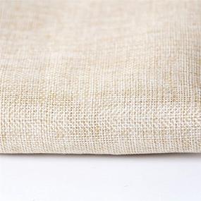 img 4 attached to 🔧 Flushbay Speaker Grill Cloth Linen Speaker Fabric: Dustproof Mesh Protective Cover for Home Speakers, Stage Speakers, KTV Boxes – Beige, 19.7’’x57.5’’