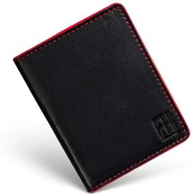 img 4 attached to Black Signature RFID Bifold Wallet for Men - Trendy Accessories for Wallets, Card Cases & Money Organizers