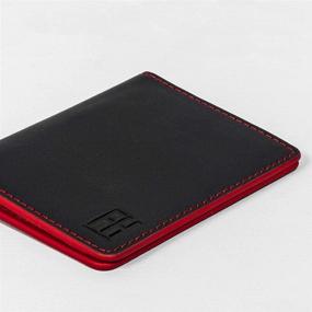 img 3 attached to Black Signature RFID Bifold Wallet for Men - Trendy Accessories for Wallets, Card Cases & Money Organizers