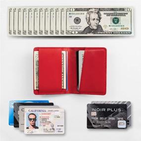 img 2 attached to Black Signature RFID Bifold Wallet for Men - Trendy Accessories for Wallets, Card Cases & Money Organizers