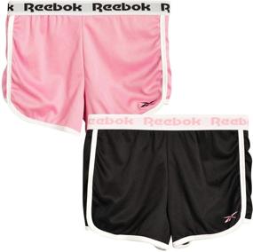 img 4 attached to 🐬 Стильные и комфортные беговые шорты Reebok для спортивных девочек-дельфинов