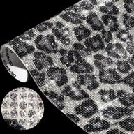 leopard rhinestone sticker self adhesive stickers sewing logo