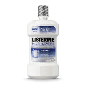 img 4 attached to 🦷 Listerine Vibrant Multi-Action Fluoride Mouth Rinse for Whitening Teeth & Fresh Breath, Foaming Anticavity Mouthwash, 16 fl. oz
