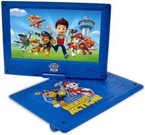 img 3 attached to Ematic Nickelodeons Paw Patrol Theme 7-Inch Portable DVD Player: Complete Travel Entertainment Kit in Blue
