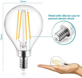 img 3 attached to 💡 Industrial Electrical Decorative Non-Dimmable Ascher Candelabra Equivalent