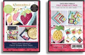 img 3 attached to 🧺 Kimberbell That's Sew Chenille Machine Embroidery: Fruit Stand KD542 Pattern - Directions, 3 Unique Designs & Techniques, Made in USA