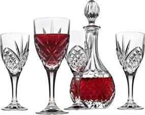 img 4 attached to 🍷 Godinger Dublin Wine Glasses and Decanter Set