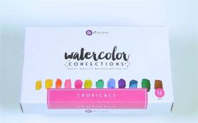 img 4 attached to Prima Marketing Tropical Watercolor 🎨 Confections 12-Count Set: Vibrant Palette for Artists