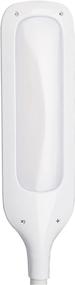 img 4 attached to 💡 White LED Desk Lamp with Clamp and Remote Control & Touch, Adjustable Flexible Gooseneck, Modern Stylish Design, Multiple Brightness and Color Settings - Syrinx