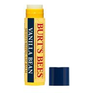 burt's bees vanilla bean lip balm - 100% natural, moisturizing - pack of 4 tubes logo