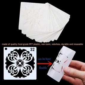 img 2 attached to 🎨 RuiChy 38 Mandala Stencils for Painting – Reusable Templates for DIY Wood, Wall, Rock, and Dotting Art Projects