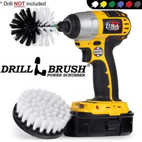 img 1 attached to 🔧 Ultimate Cleaning Tool: Drill Brush for Motorcycles, Cars, Trucks & More – Tackle Wheels, Rims, Tires, Saddle Bags, Windshields, Glass, Leather, and Vinyl with Ease!