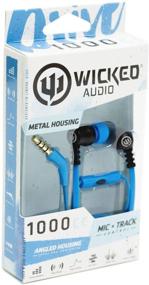 img 2 attached to Wicked Audio Drive 1000cc Earbuds - Enhanced Bass, Blue