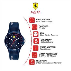 img 1 attached to Кварцевые часы Ferrari Pista из силикона