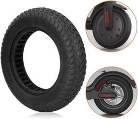 img 1 attached to 🛴 VGEBY1 Tire Scooter: 10 Inch Electric Scooter Durable Explosion-Proof Solid Tire - Non-Slip and Wear-Resistant Tubeless Design