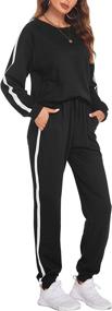 img 4 attached to Hotouch Tracksuit Sweatsuits Athleisure Drawstring Sports & Fitness and Team Sports