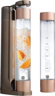 🍹 twenty39 qarbo - sparkling water maker & fruit infuser - premium carbonation machine with two 1l bpa-free bottles - flavor-infusing & carbonating beverage maker (bronze) логотип