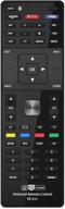 📺 gvirtue universal tv remote: compatible with vizio led lcd 3d smart e series tv, with smart internet apps like amazon, netflix, and m-go. includes keys for sub xrt112 xrt100 vr1 2 10 15 etc. model: vz-2+l logo