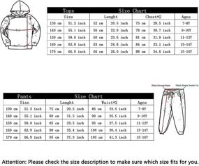 img 2 attached to Молодежный толстовка с капюшоном и костюм в спортзале: идеальный повседневный спортивный костюм для мальчиков и девочек на занятиях спортом и играх.