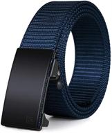 👔 men's accessories: fairwin ratchet nylon belt with automatic buckle logo