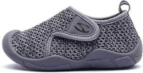 img 3 attached to GUBARUN Toddler Sneakers Lightweight Breathable（Grey Boys' Shoes ~ Sneakers